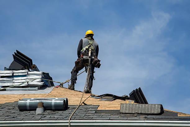Professional Roof Replacement technician working in Farmingdale, NJ